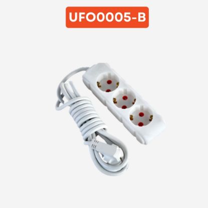 UFO 5 METRE BEYAZ 3LÜ GRUP PRIZ resmi