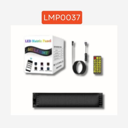 LED MATRİX PANEL - 16*64 - 92MM-374MM resmi