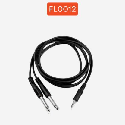 3.5 MM. STEREO ERKEK 2X6,3 MONO AUDIO KABLO 3 METRE resmi
