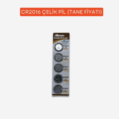 CR2016 ÇELİK PİL (TANE FİYATI) resmi