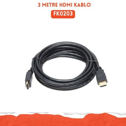 3 Metre 1080P HDMI Kablo resmi
