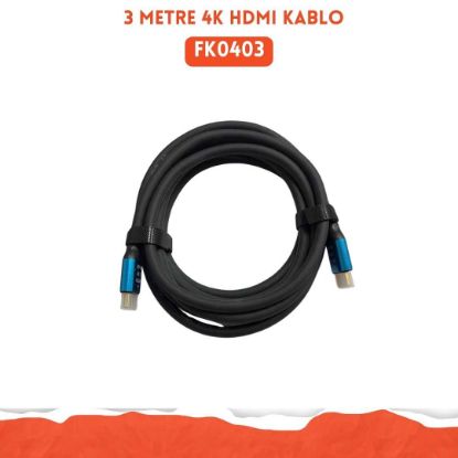 Hi-link 4K Destekli HDMI Kablo 3 Metre resmi