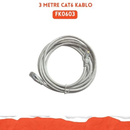 Hi-Link CAT6 Ethernet Kablo 3 Metre resmi