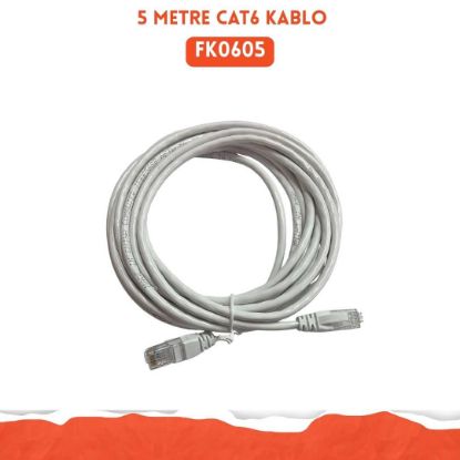 Hi-Link CAT6 Ethernet Kablo 5 Metre resmi