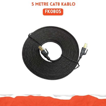 Hi-Link CAT8 Ethernet Kablo 5 Metre resmi