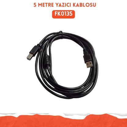 USB PRINTER YAZICI KABLOSU 5M 2.0V resmi