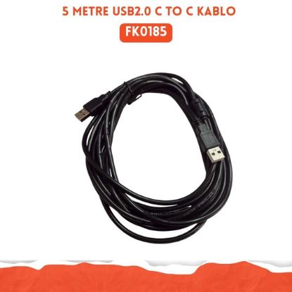 5 metre USB2.0 C TO C kablo resmi