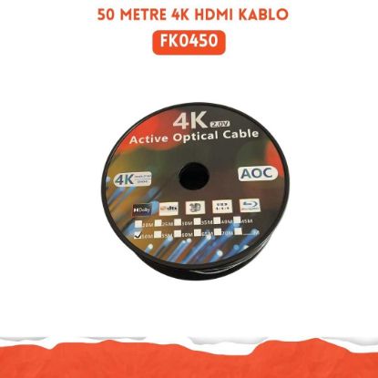 Hi-link 4K Destekli HDMI Kablo 50 Metre resmi