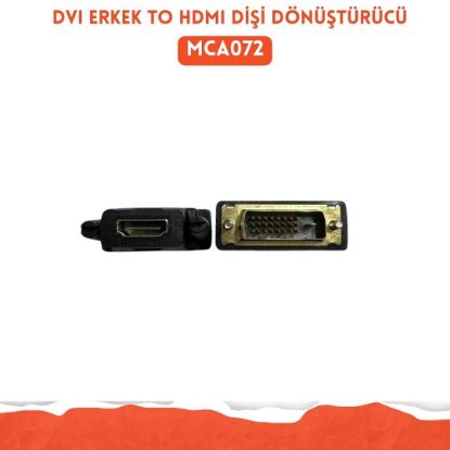 DVI erkek to HDMI DİŞİ DÖNÜŞTÜRÜCÜ resmi