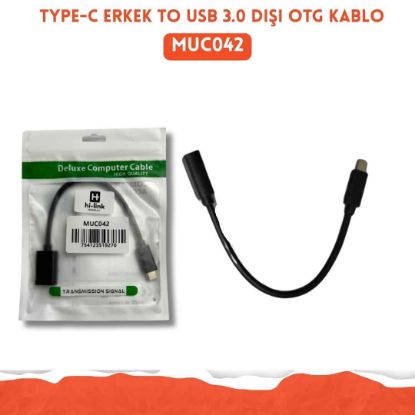 Type-C Erkek To USB 3.0 Dişi OTG KABLO resmi