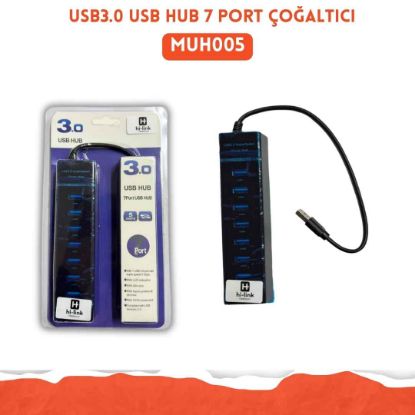 USB3.0 USB HUB 7 PORT ÇOĞALTICI resmi