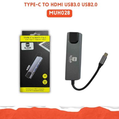 TYPE-C to HDMI USB3.0 USB2.0 resmi