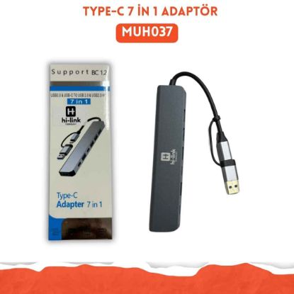 TYPE-C 7 İN 1 ADAPTÖR resmi