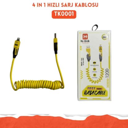 4 in 1 Hızlı Sarj Kablosu resmi