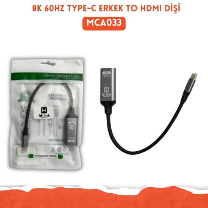 8K 60HZ TYPE-C erkek to HDMI DİŞİ resmi