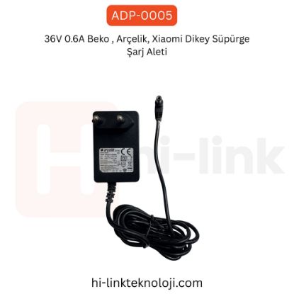 36V 0.6A Beko , Arçelik, Xiaomi Dikey Süpürge Şarj Aleti resmi