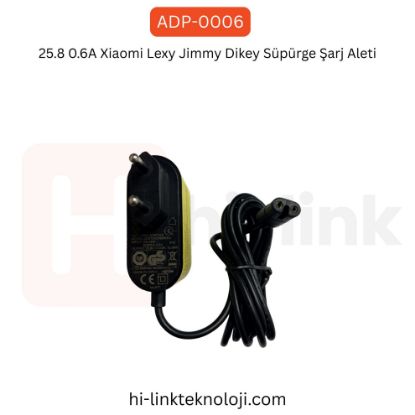 25.8 0.6A Xiaomi Lexy Jimmy Dikey Süpürge Şarj Aleti resmi