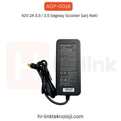 42V 2A 5.5 / 2.5 Segway Scooter Sarj Aleti resmi