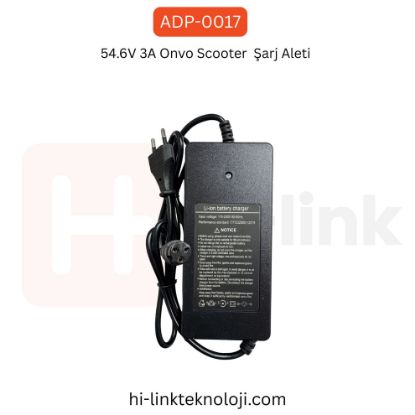 54.6V 3A Onvo Scooter  Şarj Aleti resmi