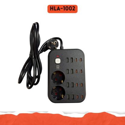 2 METRE / 2 PRİZ / 8 USB / 8 TYPE-C / Termal Akım Korumalı / 16A /4000W resmi